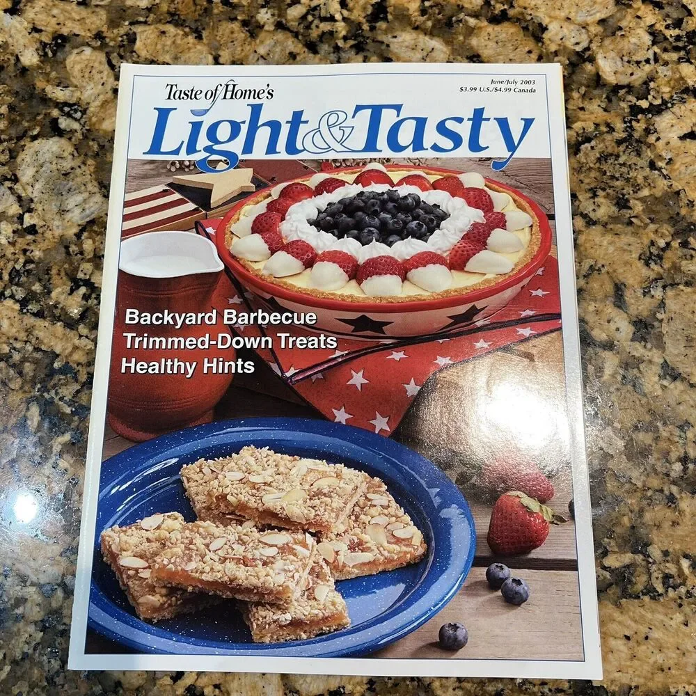 Taste of Homes Light And Tasty Cooking Recipe Magazines 2003 Back Issue Set Of 6